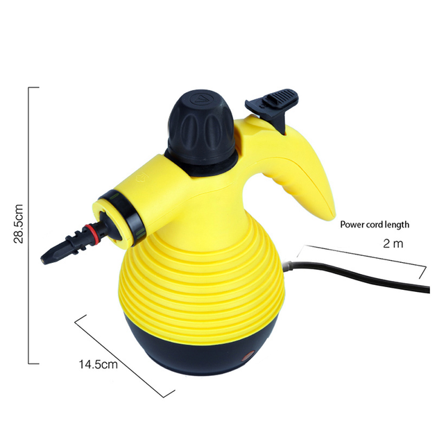 Отпариватель ALLS Steam Cleaner DF-A001 1200Вт Ручной с функцией пароочистителя TM-115 Желтый - изображение 9