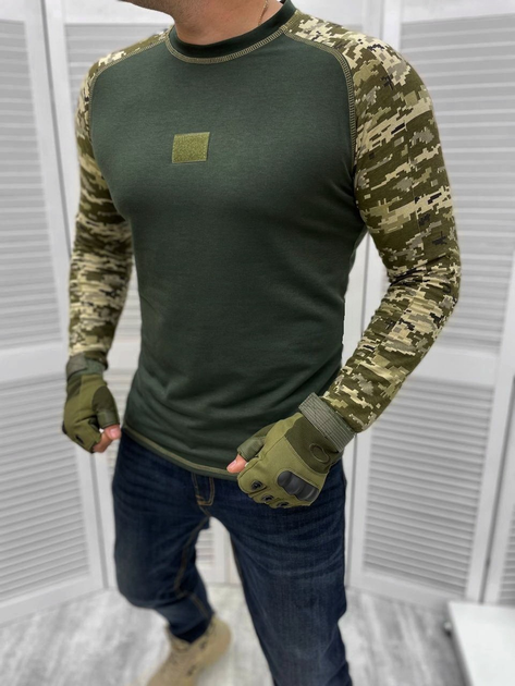 Рубашка тактическая кофта с длинным рукавом армейская L - изображение 2