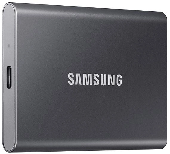 Samsung Portable SSD T7 1TB USB 3.2 Type-C (MU-PC1T0T/WW) External Grey - изображение 2
