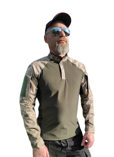 Военная тактическая рубашка убакс Размер 3XL (56-58) 120159 хаки - изображение 1