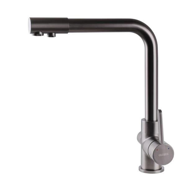 Змішувач для кухні під осмос Globus Lux LAZER GLLR-0444-11-GRAPHITE - изображение 3