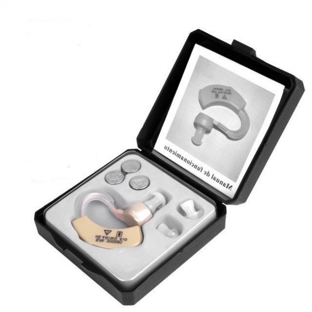 Внутрішній слуховий апарат підсилювач слуху Xingma XM-909Т Бежевий для будь-якого віку бежевий (206671) - зображення 2