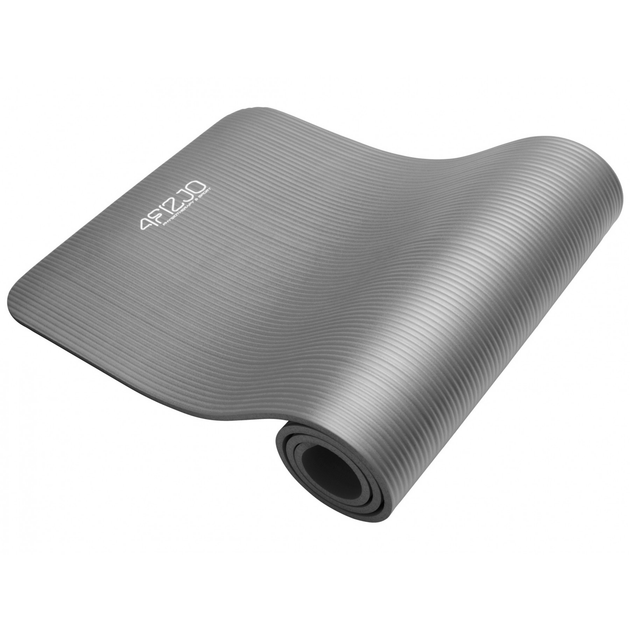 Коврик (мат) для йоги и фитнеса 4FIZJO NBR 1.5 см 4FJ0144 Grey – фото ...