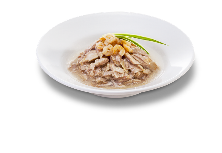 Корм вологий Cherie Hairball Control Tuna & Shrimp для котів контроль грудок шерсті з тунцем та креветками 80 г CHT17005 - Фото 2 Корм вологий Cherie Hairball Control Tuna & Shrimp для котів контроль грудок шерсті з тунцем та креветками 80 г CHT17005 - зображення 2