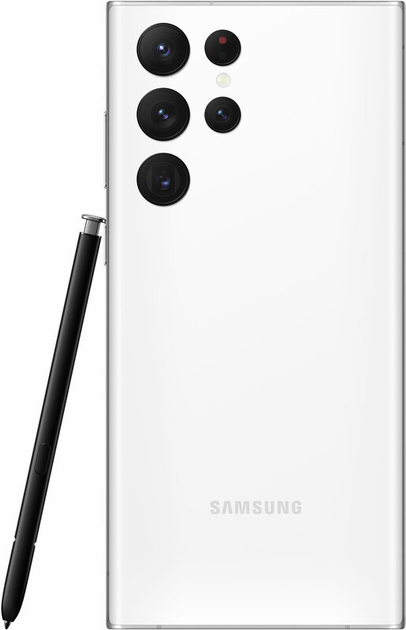Samsung Galaxy S22 Ultra ホワイト Смартфон Samsung Galaxy S22 Ultra 12/256GB Білий Фантом (SM