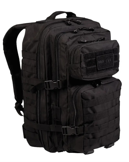 Рюкзак военный тактический штурмовой Mil-Tec US Assault Pack 36 л Black - изображение 1
