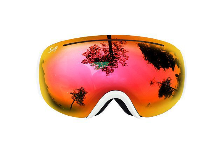 Лыжные маски Swag Pipe Vision (G-Tech red) Anti-Fog, красные зеркальные - изображение 2
