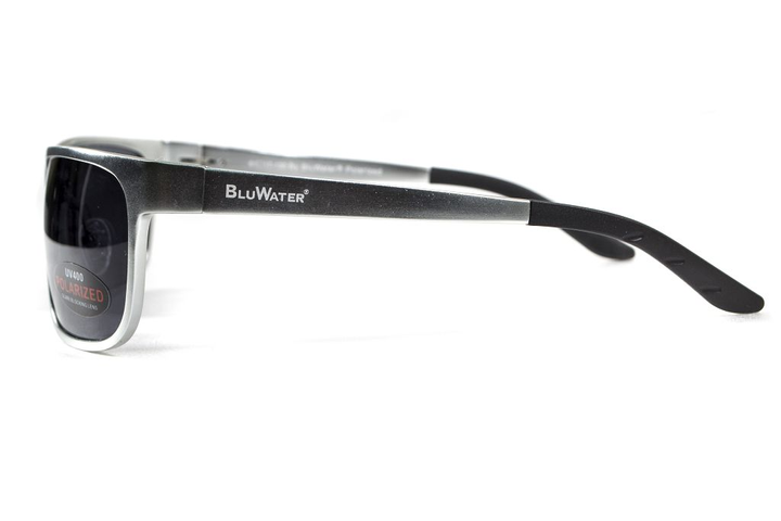 Очки поляризационные BluWater Alumination-2 Gun Metal Polarized (gray) серые - изображение 2