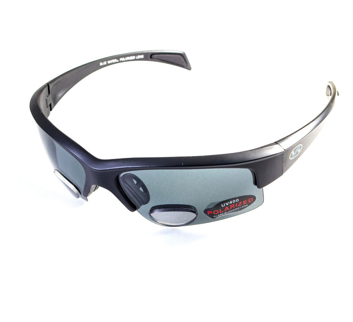 Бифокальные поляризационные очки BluWater Bifocal-2 (+3.0) Polarized (gray) серые - изображение 1