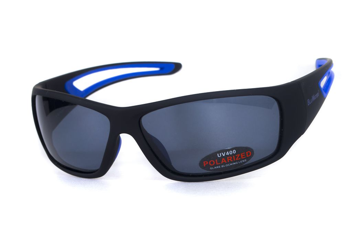 Окуляри поляризаційні BluWater Intersect-2 Polarized (gray) сірі - зображення 1