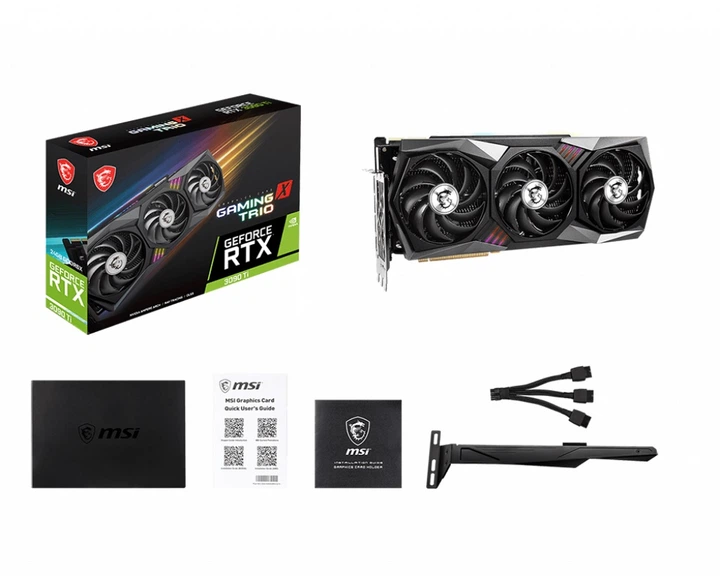 Видеокарта GF RTX 3090 Ti 24GB GDDR6X Gaming X Trio MSI (GeForce
