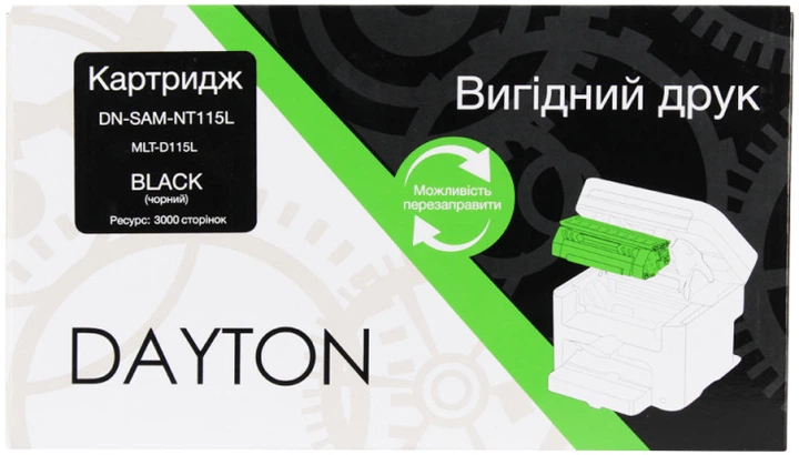 Картридж Dayton для Samsung MLT-D115L (DN-SAM-NT115L) - Фото 5 Картридж Dayton для Samsung MLT-D115L (DN-SAM-NT115L) - зображення 5