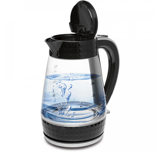 Електрочайник Polaris Diamond PWK-1704-CGL-black 1.7 л чорний - зображення 2