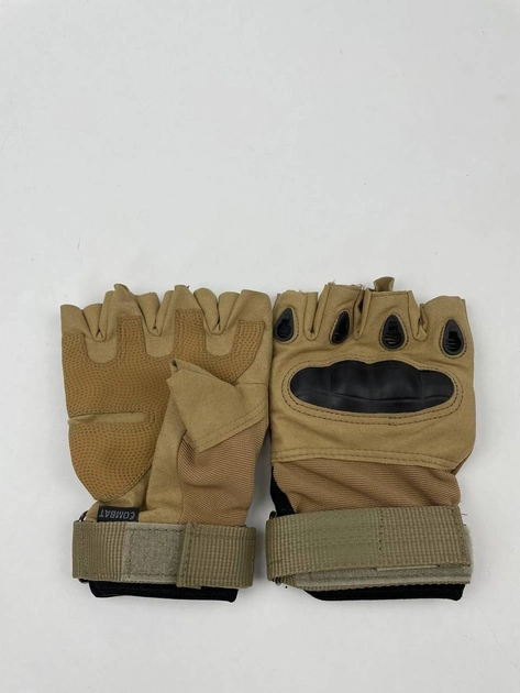 Тактичні рукавиці Пісок COMBAT (M) - зображення 2