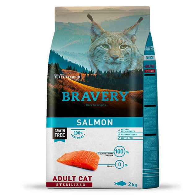 Bravery Salmon Adult Cat Sterilized 2