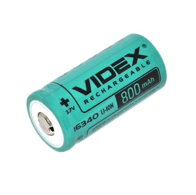 Аккумулятор Videx 16340 800 mAh Li-ion 3.7V 1шт – фото, отзывы ...