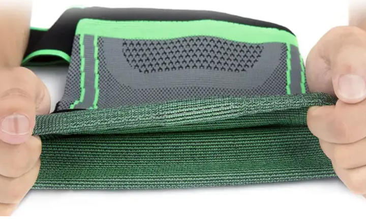 Бандаж коленного сустава KNEE SUPPORT / Наколенник эластичный для суставов, цвет серо-зеленый - Фото 6 Бандаж коленного сустава KNEE SUPPORT / Наколенник эластичный для суставов, цвет серо-зеленый - изображение 6