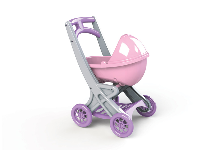 Коляска для кукол с люлькой Doloni Toys Серо-розовая (143484) – фото ...