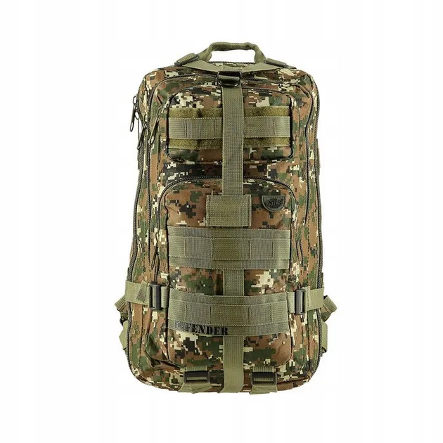 Тактический рюкзак 30 л с системой MOLLE Военный рюкзак на 30 литров DOMINATOR SHADOW Пиксель Армейский Штурмовой Рюкзак Водоотталкивающий - изображение 2