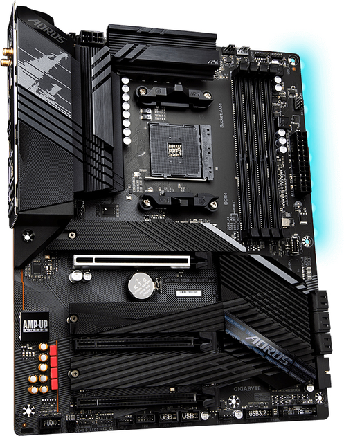 Материнская плата Gigabyte X570S Aorus Elite AX (sAM4, AMD X570, PCI ...