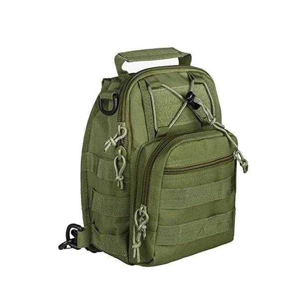 Тактическая сумка-рюкзак monostrap Cin fabric oliv - изображение 2