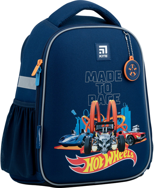 Рюкзак каркасный Kite для мальчика 35x26x13.5 см 12 л Hot Wheels (HW22 ...