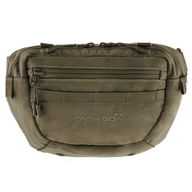 Тактична сумка на пояс Pentagon Tactical Fanny Pack 260 x 170 мм Khaki (K17099-03) - зображення 1