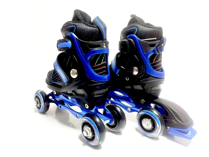 Детские Ролики для начинающих квады Caroman Sport Blue размер 31-35 ...