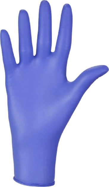 Перчатки синие Nitrylex basic нитриловые неопудренные М - изображение 2