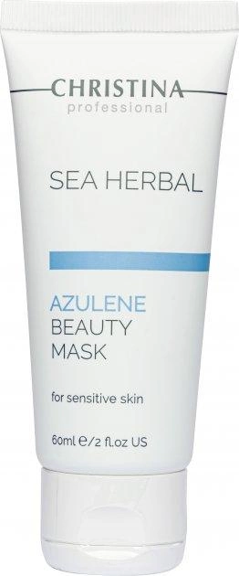 Азуленовая маска красоты для чувствительной кожи Christina Sea Herbal Beauty Mask Azulene , 60 мл 