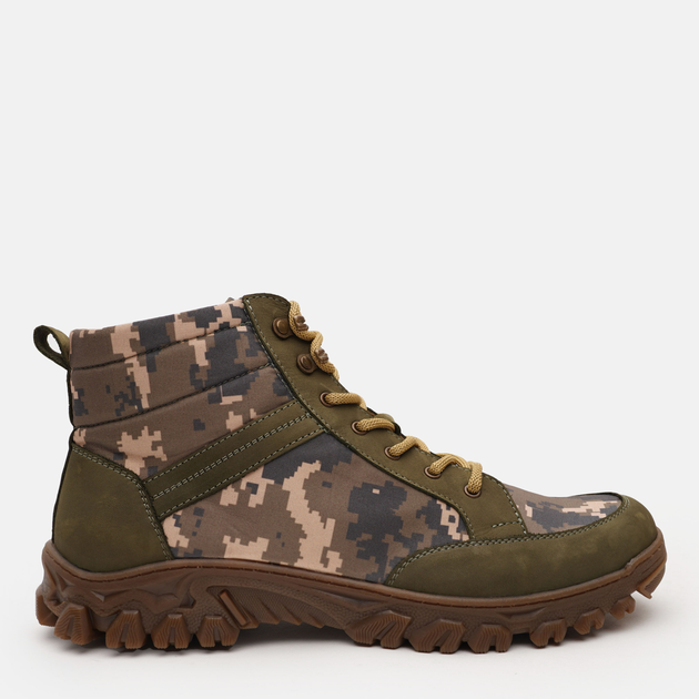 Мужские тактические ботинки Prime Shoes 526 Green Nubuck 03-526-70800 43 (28.8 см) Хаки пиксель (PS_2000000187167) - изображение 1