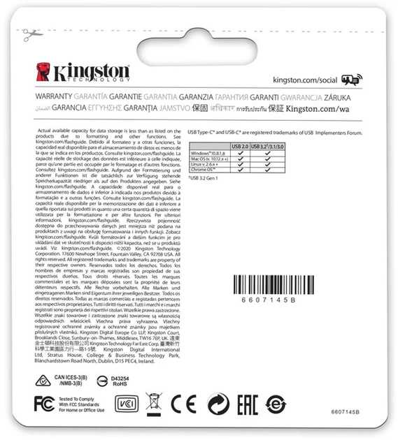 Kingston DataTraveler MicroDuo 3С Gen3 256GB USB-A+USB-C (DTDUO3CG3/256GB) - зображення 6