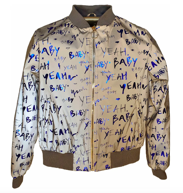 Cветоотражающая куртка бомбер для девочки Les Temme 152 размер серая 201155 