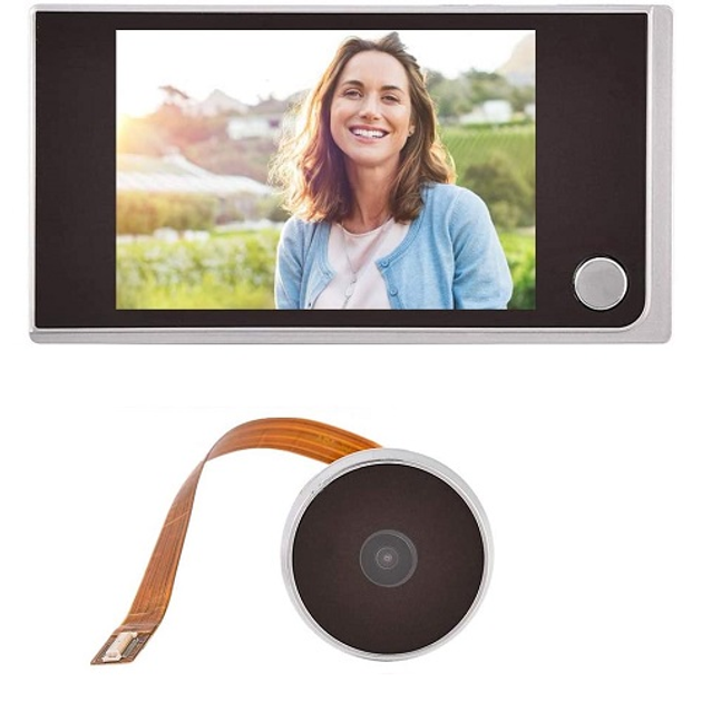 Видеоглазок цифровой с экраном 3.5″ для входной двери c камерой 2 Мп .