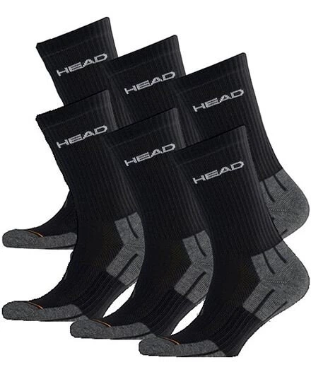Носки Head Performance Crew 3-pack 35-38 black 741020001-200 - Фото 2 Носки Head Performance Crew 3-pack 35-38 black 741020001-200 - изображение 2