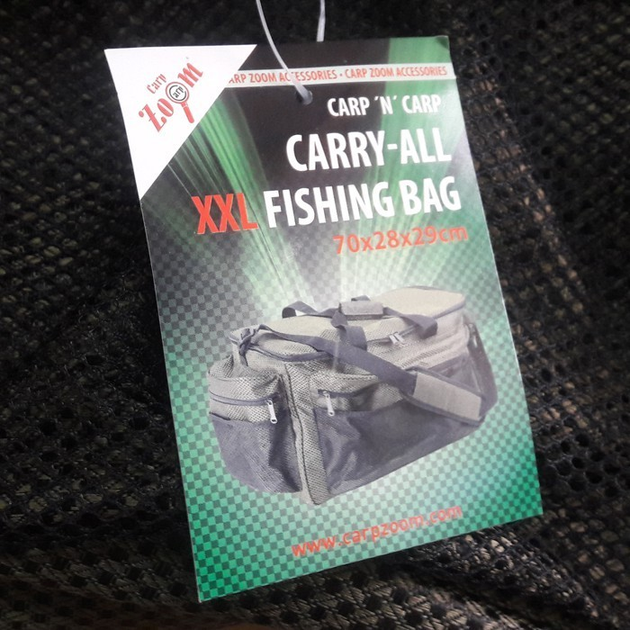 Сумка рыболовная Carry-All Fishing Bag 70x28x29cm Carp Zoom – фото, отзывы,  характеристики в интернет-магазине ROZETKA от продавца: РАДОСТЬ