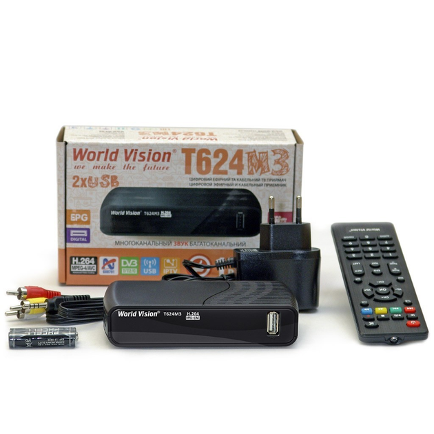 ТВ-ресивер World Vision T624M3 - изображение 1
