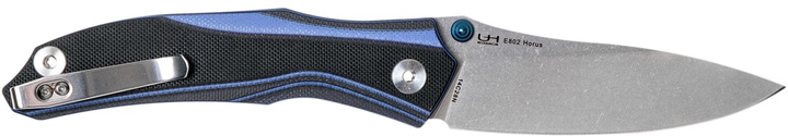 Карманный нож Real Steel E802 horus black/blue-7432 (E802-horusbl/blue-7432) - изображение 2