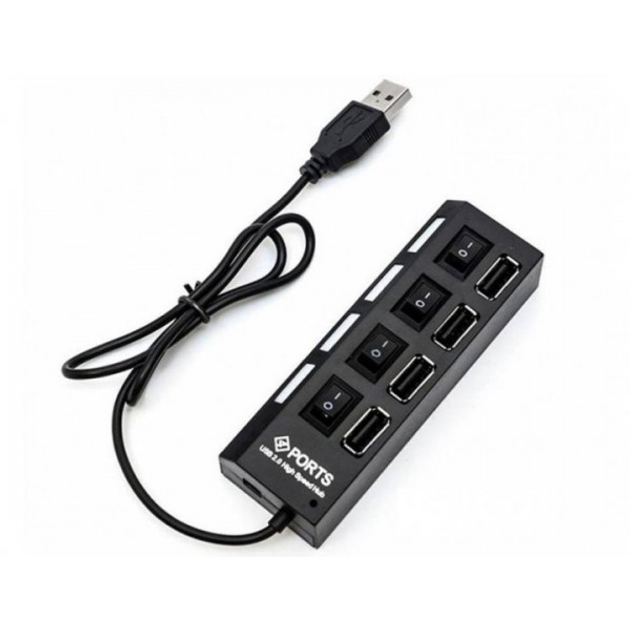 USB Hub Digital на 4 порта высокоскоростной USB хаб с переключателями и ...