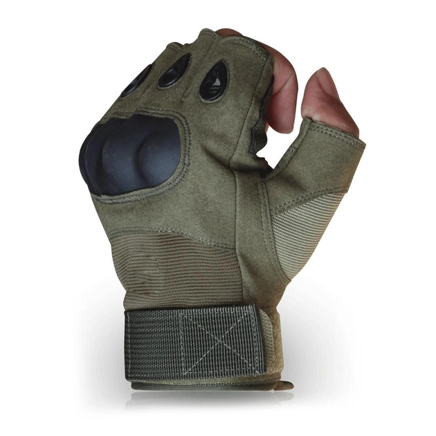 Тактические перчатки Олива, размер L - изображение 2