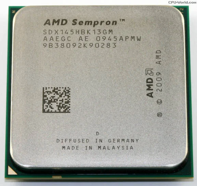 Процессор, AMD Sempron 145, 1 ядро, 2.8 GHz – фото, відгуки ...