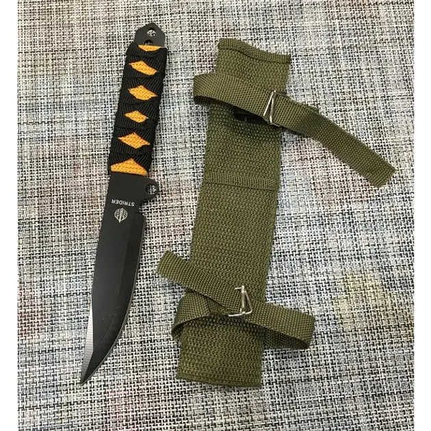 Ножі для метання антивідблискові XSteel Strider 23,5 см (Набір з 2 штук) з чохлами під кожен ніж - зображення 2