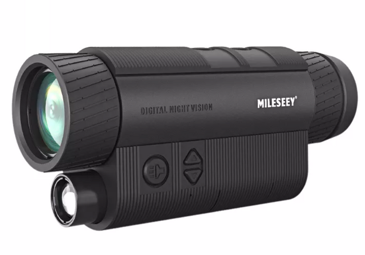 Цифровий прилад нічного бачення монокль Mileseey NV20 5-кратний zoom з функцією запису для мисливців та рибалок Чорний - зображення 1