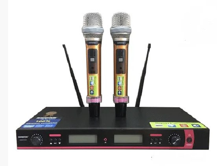 Вокальный динамический микрофон 2 шт DM UG-X10 II Shure с радиосистемой - изображение 2