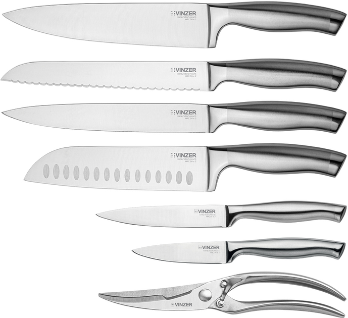 Набор ножей Vinzer Elegance 8 предметов (50115) (5907706501150) - изображение 2