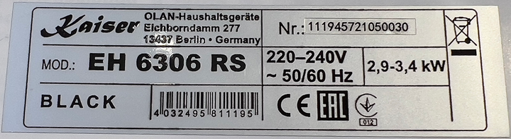 Духова шафа електрична Kaiser EH 6306 RS - зображення 8