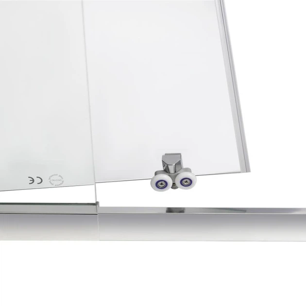 Душові двері в нішу Qtap 130-140x200 см прозоре скло 6 мм водовідштовхувальні двері для ванної кімнати (599712) - зображення 7