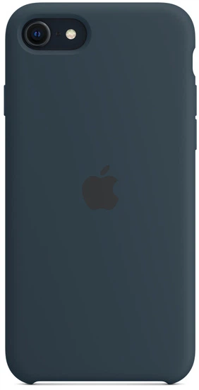 Etui Apple Silicone Case do Apple iPhone SE Abyss Blue (MN6F3) - obraz 2