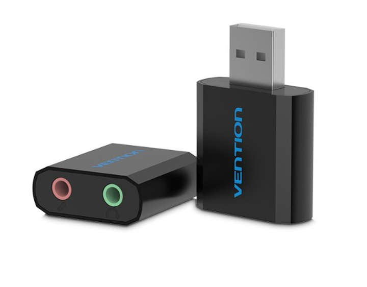 Внешняя звуковая карта USB Vention Sound Card 7.1 Channel 666209013 Черный - изображение 2