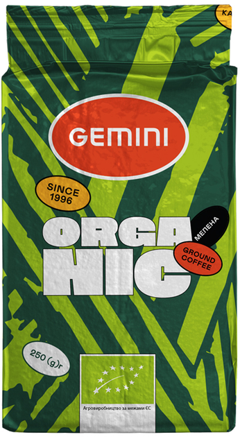 Акция на Кава мелена Gemini Organic 250 г от Rozetka